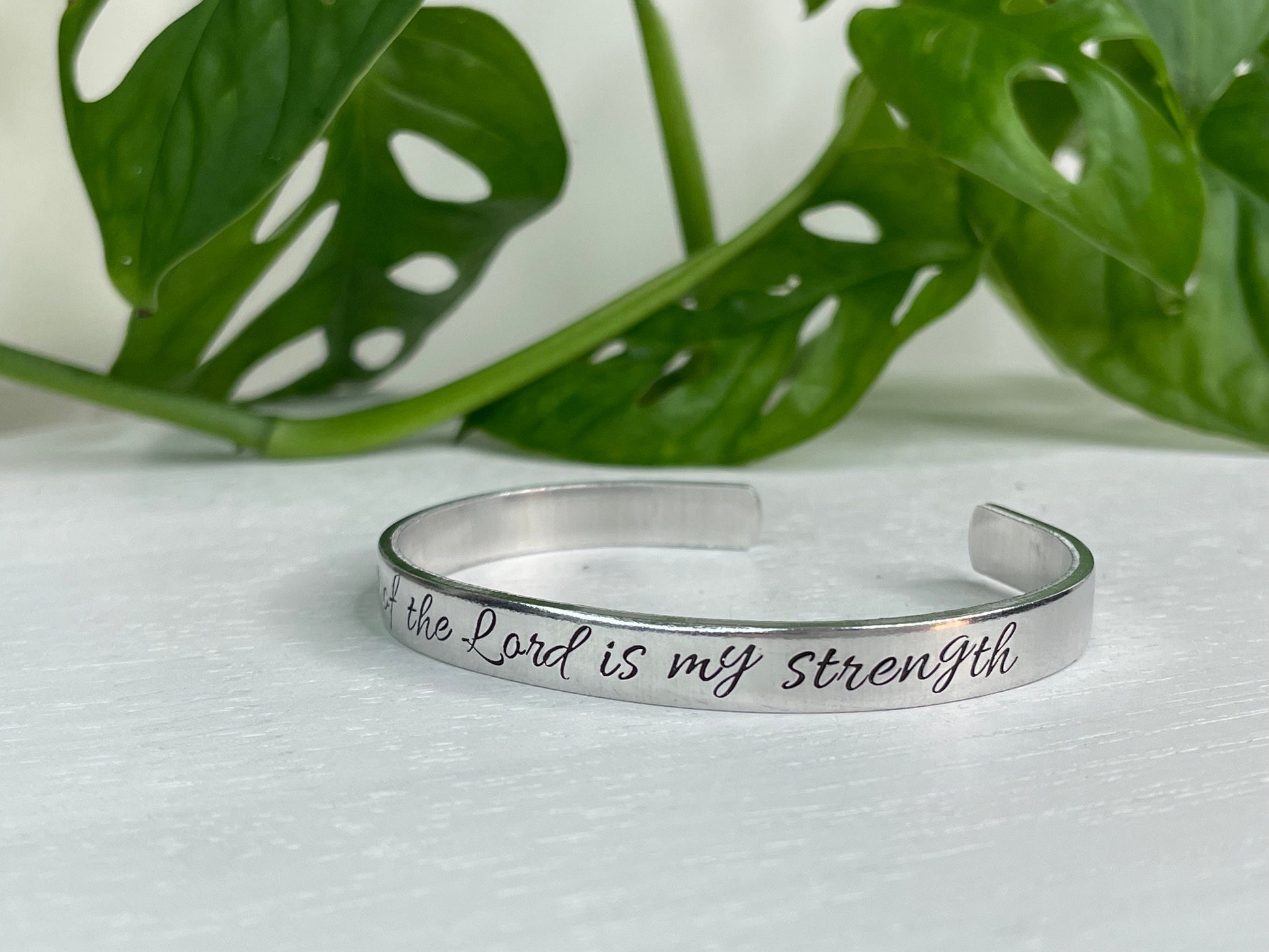 Nehemiah 8:10 | The Joy of the Lord Is My Strength | Scripture Bracelet | Christian Friend Gift | Encouragement Gift | Christian Women Group
