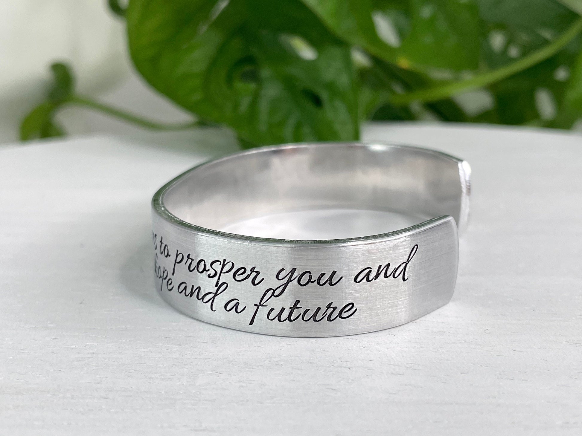 Jeremiah 29:11 | For I Know the Plans I have For You | Scripture Bracelet | Christian Jewelry Gift | Encouragement Gift | Confirmation