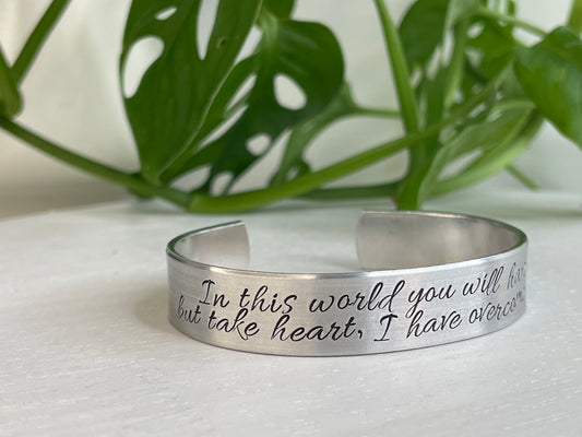 In This World You Will Have Trouble But Take Heart, I Have Overcome The World | John 16:33