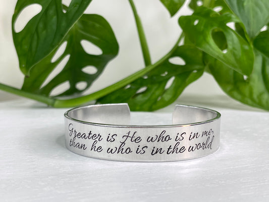 Greater Is He Who is in Me Than he Who is in The World | 1 John 4:4