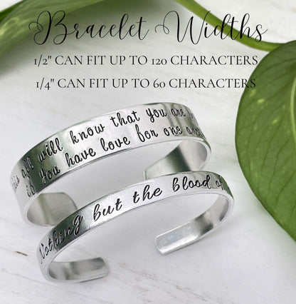 Psalm 147:4 | He Counts the Stars and Calls Them By Name | Scripture Bracelet | Christian Gift | Prophetic Jewelry | Baptism Gift