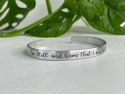 Be Still and Know That I Am God | Psalm 46:10 Bracelet